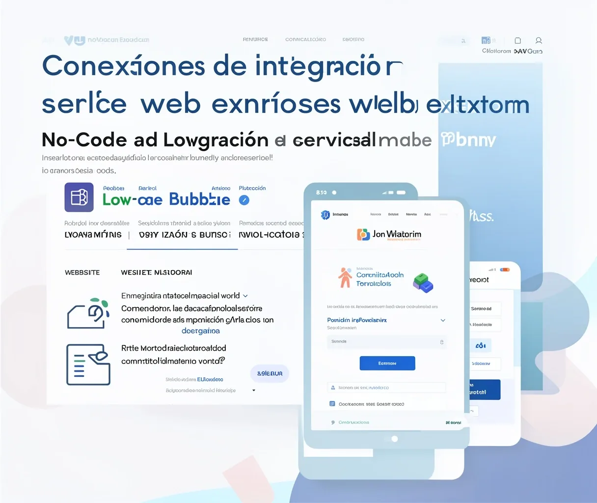 Conexiones de integración entre servicios web externos